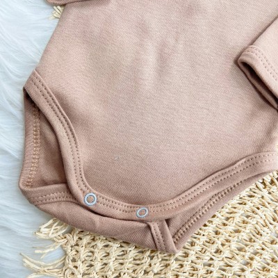 Conj. Body e Calça 100% Algodão Egípcio com Proteção UV50+ - Areia